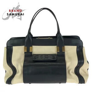 Chloe Alice tote bag Handbag beige black